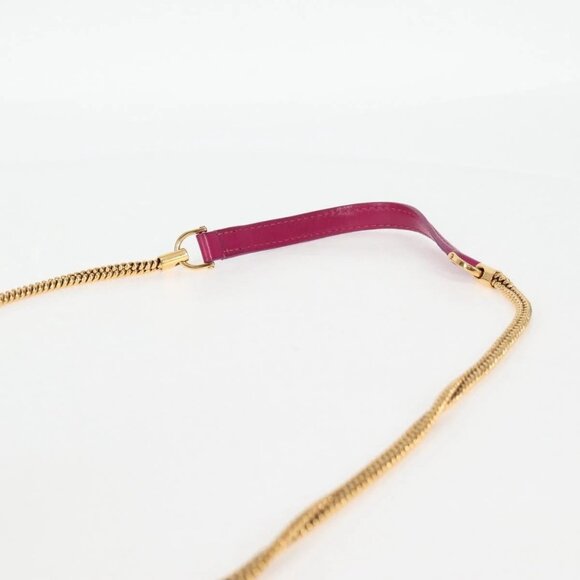 LOUIS VUITTON Art Deco Trapezio Shoulder Bag Leather Pink M97085 Auth 125367AV - Picture 9 of 16